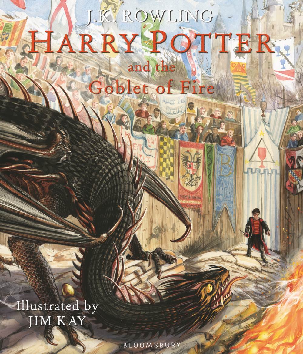 Goblet of Fire Illustrated Edition Release Date Cover