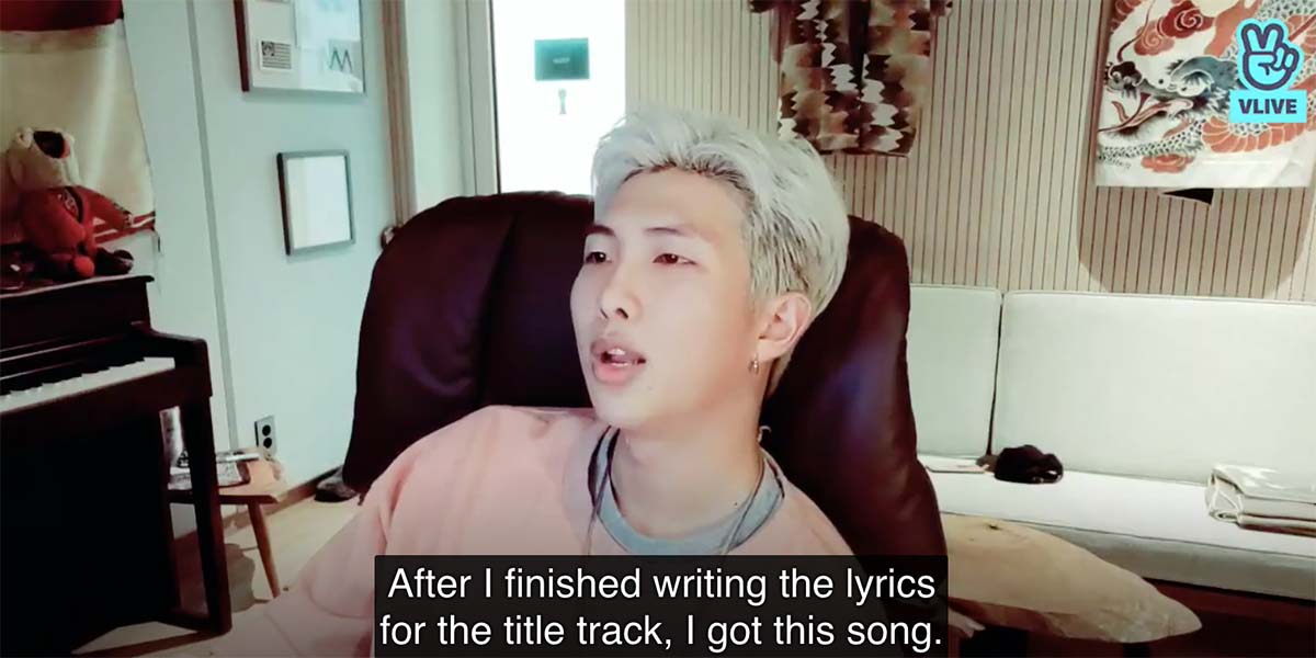RM has proven how much work BTS put into 'Map of the Soul: Persona'
