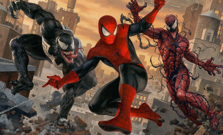 Spider-Man Carnage and Venom