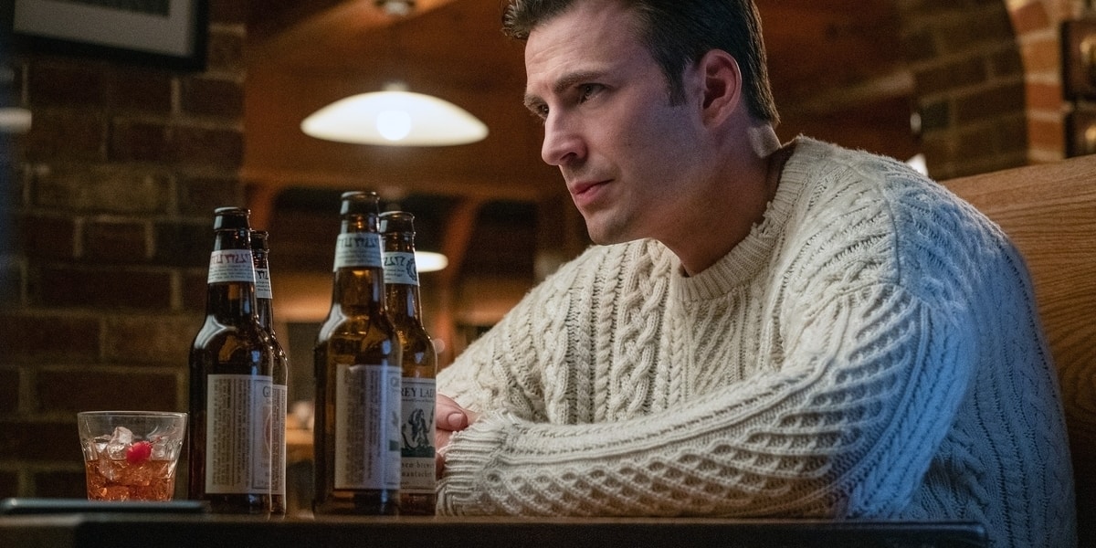 knives out sweater chris evans