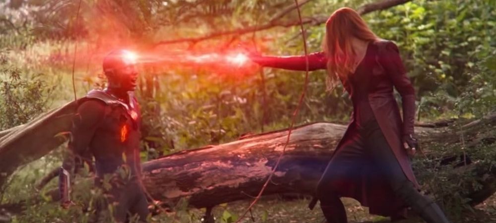 Wanda killing Vision in Avengers: Infinity War